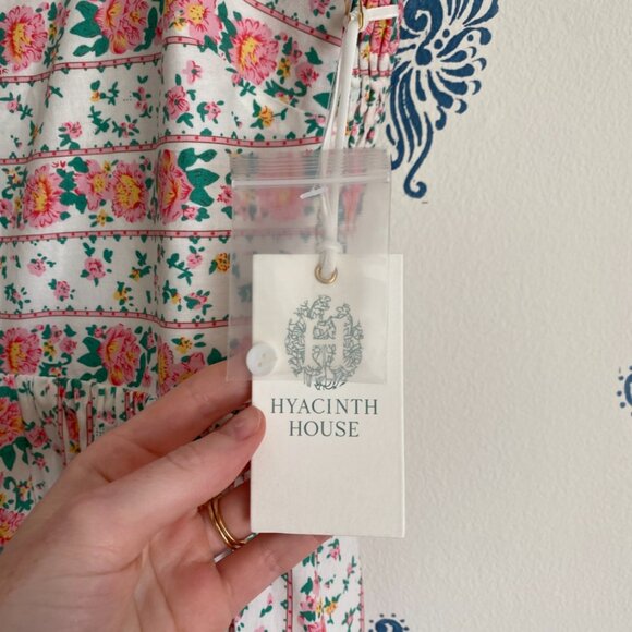 Tuckernuck Floral Midi Dress - White and Pink - Picture 11 of 12